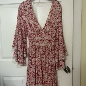 Free People Boho Mini Dress